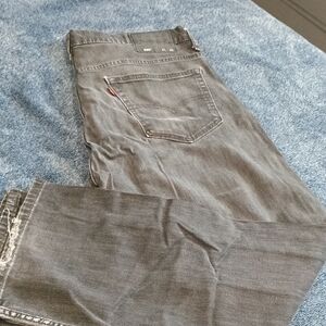 Levi's Men's Charcoal Slim Straight Jeans